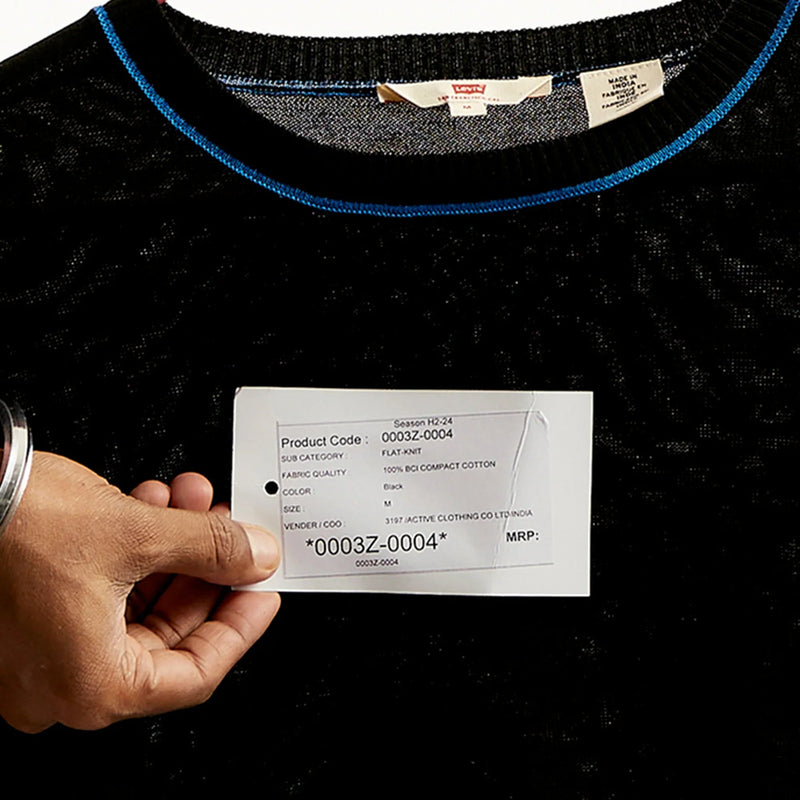 LEVI'S® MENS LONG SLEEVE TEE - BLACK