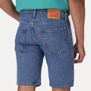 LEVI'S® MEN'S 405 STANDARD SHORTS - MED INDIGO - WORN IN