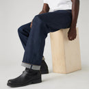 LEVI'S® MEN'S 501® ORIGINAL SHRINK-TO-FIT™ SELVEDGE JEANS - DARK WASH