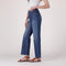 LEVI'S® WOMEN'S RIBCAGE STRAIGHT ANKLE JEANS - DARK INDIGO - WORN IN