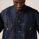 LEVI'S® X SACAI DENIM JACKET - DARK INIDGO - FLAT FINISH
