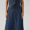 LEVI'S® WOMEN'S XL SKIRT - DARK INDIGO - FLAT FINISH