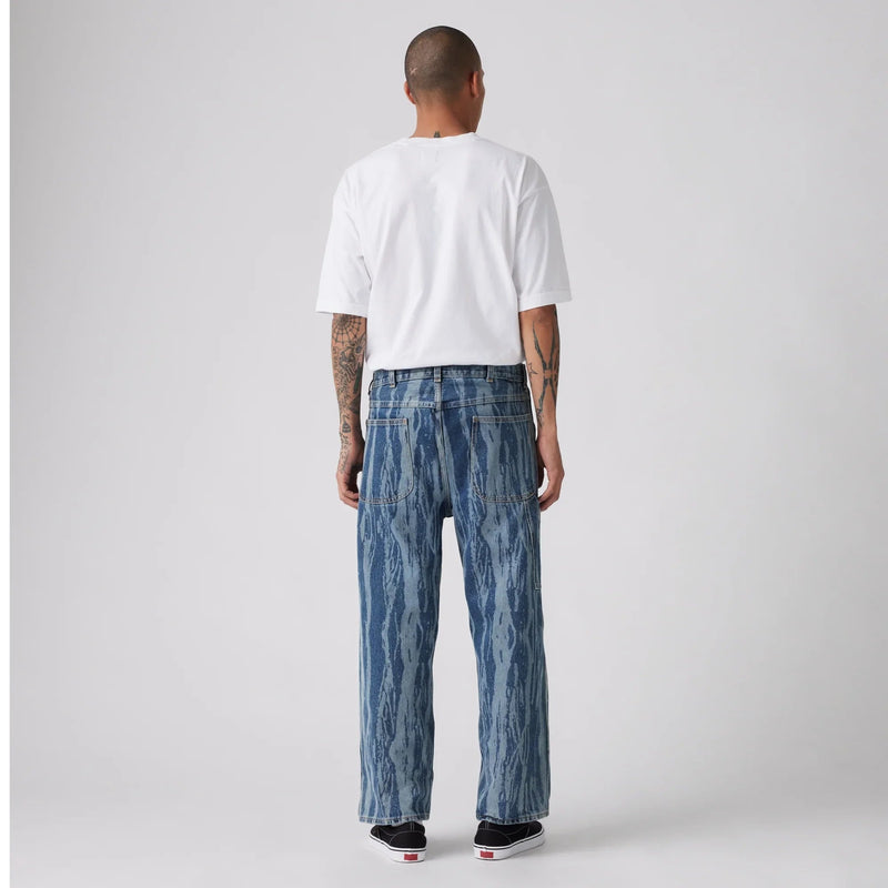 LEVI'S® MEN'S SKATEBOARDING CROPPED CARPENTER - MED INDIGO - WORN IN