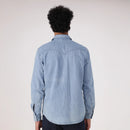LEVI'S® MEN'S CLASSIC STANDARD FIT WESTERN SHIRT - MED INDIGO - FLAT FINISH