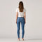 LEVI’S® WOMEN'S 721 HIGH-RISE SKINNY JEANS - MED INDIGO - WORN IN