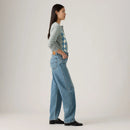 LEVI'S® WOMEN'S BAGGY DAD BARREL JEANS - MED INDIGO - WORN IN