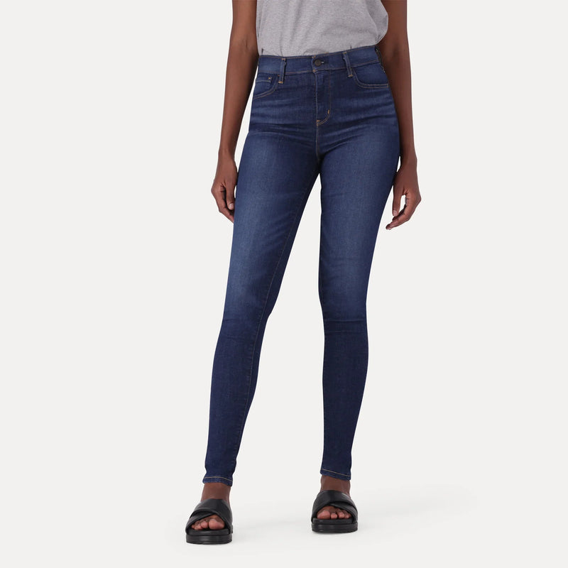 720 HIGH-RISE SUPER SKINNY JEANS - DARK INDIGO - WORN IN