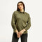 LEVI’S® WOMEN'S SOLID SPREAD COLLAR SHIRT - GREEN