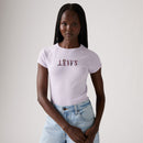 LEVI'S® WOMEN'S GRAPHIC RILEY RAGLAN TEE - PURPLE