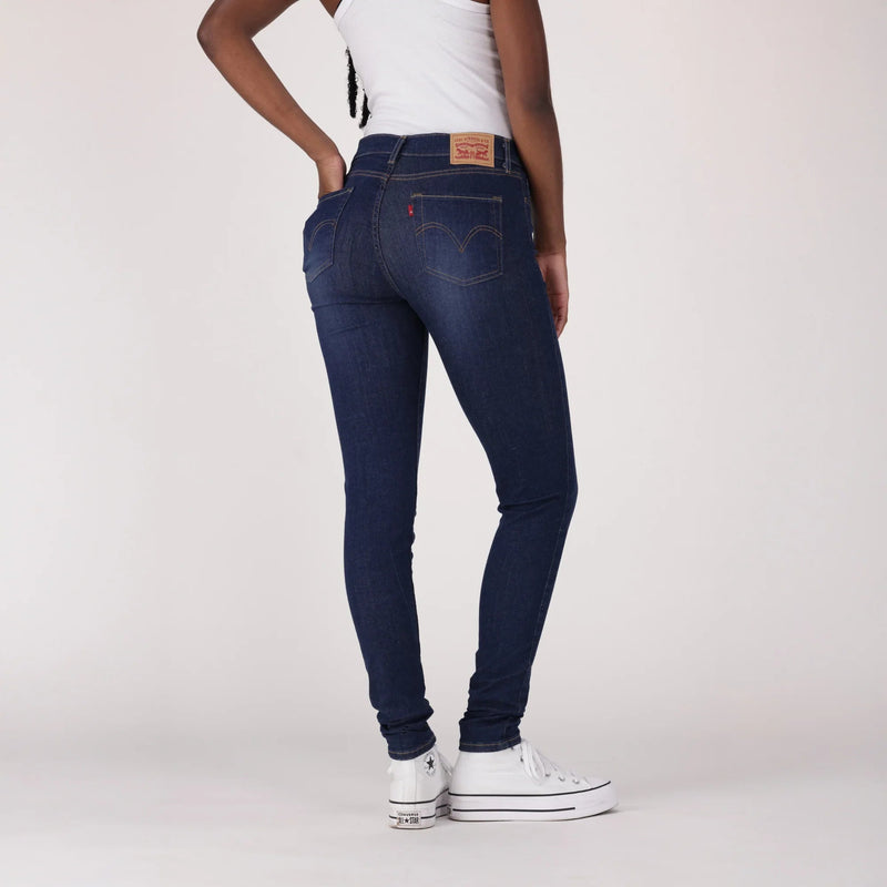 720 HIGH-RISE SUPER SKINNY JEANS - DARK INDIGO - WORN IN