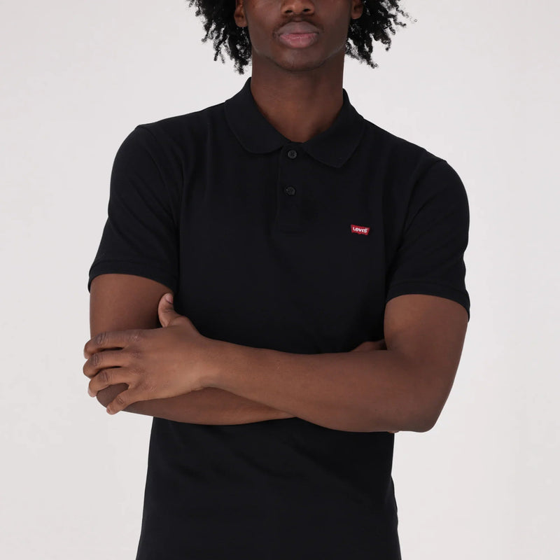 LEVI'S® MEN'S HOUSEMARK POLO SHIRT - BLACK