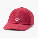 LEVI'S® WOMEN'S LAZY GIRL LOGO CAP - RED