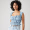 LEVI'S® WOMEN'S AMAYA BLOUSE - MED INDIGO - FLAT FINISH