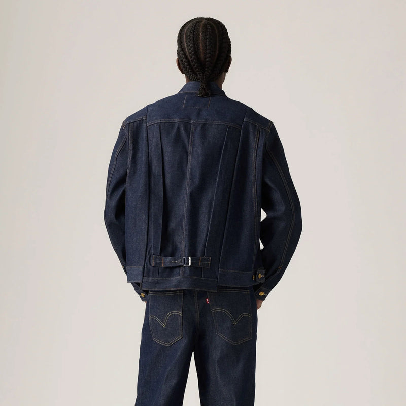 LEVI'S® X SACAI DENIM JACKET - DARK INIDGO - FLAT FINISH