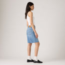 LEVI'S® WOMEN'S BAGGY DAD JORTS - MED INDIGO - WORN IN