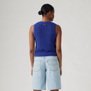 LEVI'S® WOMEN'S SUNRISE CROCHET TANK - BLUE