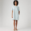 LEVI'S® WOMEN'S DENIM TEE DRESS - LIGHT INDIGO - FLAT FINISH