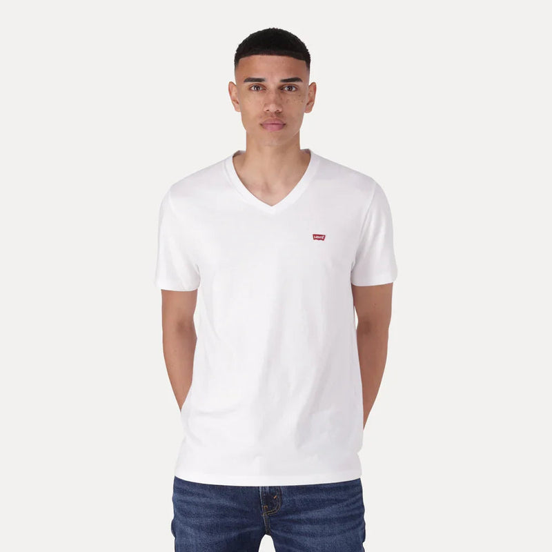 LEVI'S® MEN'S ORIGINAL HOUSEMARK V-NECK T-SHIRT - BLACK
