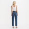 LEVI’S® WOMEN’S 501® ORIGINAL LIGHTWEIGHT CROPPED JEANS - MED INDIGO - WORN IN