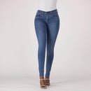 LEVI'S® WOMEN'S CURVY SUPER SKINNY - MED INDIGO - WORN IN