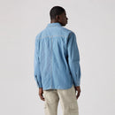 LEVI’S® MEN’S LONG-SLEEVE AUBURN WORKER SHIRT - MED INDIGO - FLAT FINISH