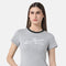 LEVI'S® WOMEN'S GRAPHIC ESSENTIAL SPORTY TEE - GREY