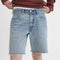 LEVI'S® MEN'S 468 LOOSE SHORTS - LIGHT INDIGO - WORN IN