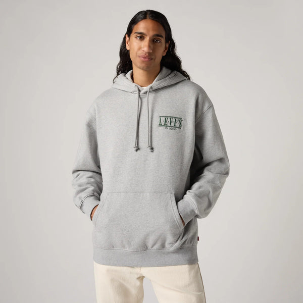 LEVI'S® MEN'S RELAXED FIT GRAPHIC HOODIE - GREY