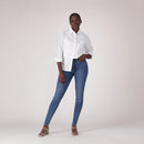 LEVI'S® WOMEN'S CURVY SUPER SKINNY - MED INDIGO - WORN IN