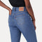LEVI'S® WOMEN'S 501® ORIGINAL CROPPED JEANS - LIGHT INDIGO - WORN IN