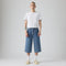 LEVI'S® MEN'S TWISTED BAGGY CAPRIS - MED INDIGO - FLAT FINISH