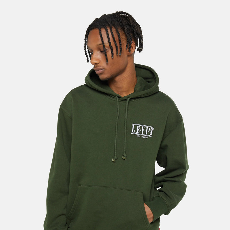 LEVI'S® MEN'S RELAXED FIT GRAPHIC HOODIE - GREEN