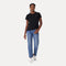 LEVI'S® WOMEN'S 501® ORIGINAL CROPPED JEANS - LIGHT INDIGO - WORN IN