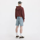 LEVI'S® MEN'S 468 LOOSE SHORTS - LIGHT INDIGO - WORN IN