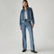 LEVI'S® WOMEN'S WEDGIE BOOTCUT WESTERN JEANS - MED INDIGO - WORN IN