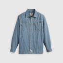 LEVI’S® MEN’S LONG-SLEEVE AUBURN WORKER SHIRT - MED INDIGO - FLAT FINISH