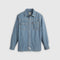 LEVI’S® MEN’S LONG-SLEEVE AUBURN WORKER SHIRT - MED INDIGO - FLAT FINISH