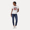 LEVI'S® WOMEN'S 720 HIGH-RISE SUPER SKINNY JEANS - DARK INDIGO - WORN IN
