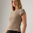 LEVI'S® WOMEN'S DRY GOODS WAFFLE CAP-SLEEVE TEE - MULTI COLOUR