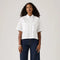 LEVI'S® WOMEN'S HARLIE SHORT-SLEEVE CROPPED SHIRT - MULTI COLOUR
