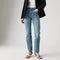 LEVI'S® WOMEN'S 501® ORIGINAL CROPPED JEANS - MED INDIGO - WORN IN