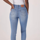 LEVI'S® WOMEN'S 720 HIGH-RISE SUPER SKINNY JEANS - MED INDIGO - WORN IN