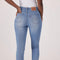 LEVI'S® WOMEN'S 720 HIGH-RISE SUPER SKINNY JEANS - MED INDIGO - WORN IN