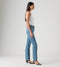 LEVI'S® WOMEN'S 501® ORIGINAL CROPPED JEANS - MED INDIGO - WORN IN