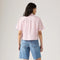 LEVI'S® WOMEN'S HARLIE SHORT-SLEEVE CROPPED SHIRT - MULTI COLOUR
