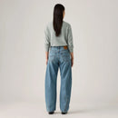 LEVI'S® WOMEN'S BAGGY DAD BARREL JEANS - MED INDIGO - WORN IN