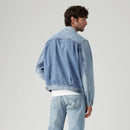 LEVI'S® MEN'S TYPE II TRUCKER JACKET - MED INDIGO - WORN IN