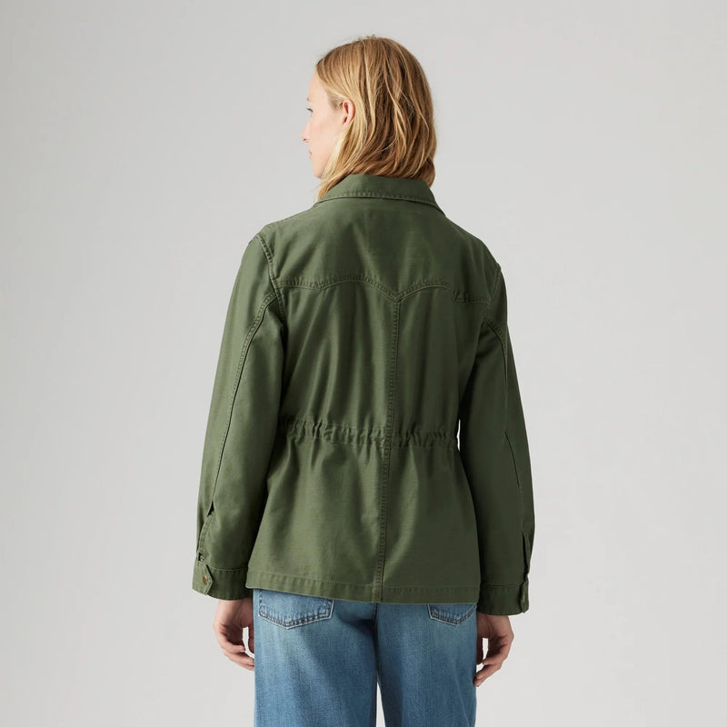 LEVI'S® WOMEN'S KARLIE UTILITY JACKET - GREEN