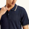 LEVI’S® MEN'S NAUTICAL TIPPING LAT KNIT POLO - BLUE