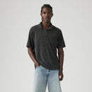 LEVI'S® MEN'S TERRY POCKET POLO - BLACK